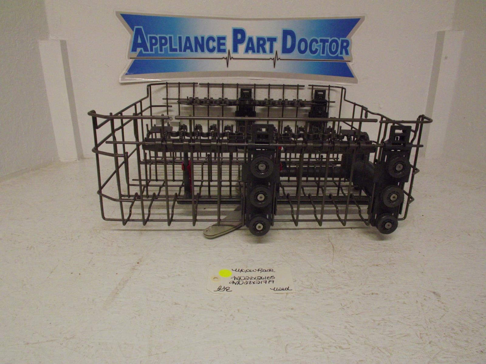 GE Dishwasher WD28X26105 WD28X21719 Upper Rack Used GE Dishwasher WD28X26105 WD28X21719 Upper Rack Used